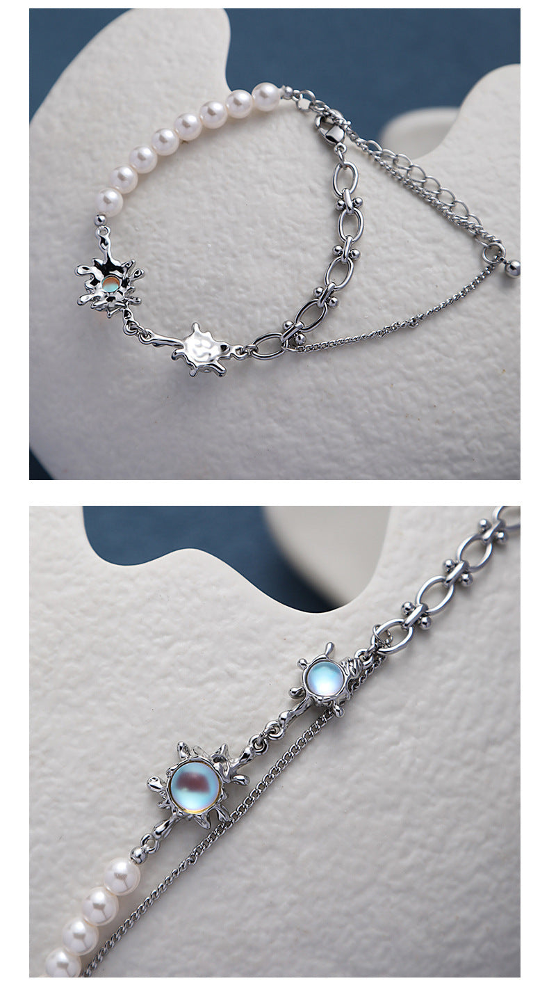 Pearl Stitching Bracelet For Women